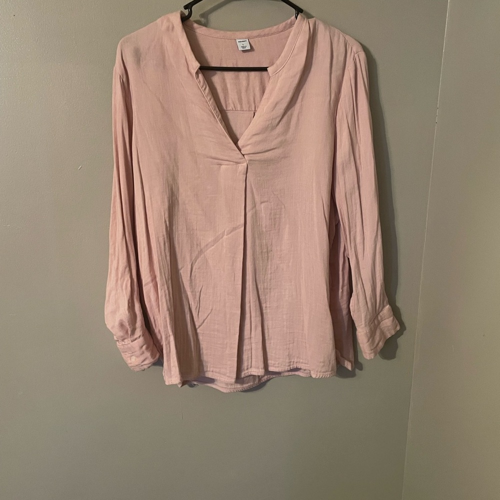 Old Navy Blush Pink Blouse - Picture 1 of 3